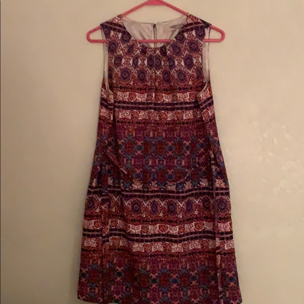 Aztec print dress
